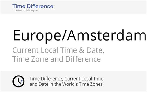 amsterdam time zone|amsterdam time zone abbreviation.